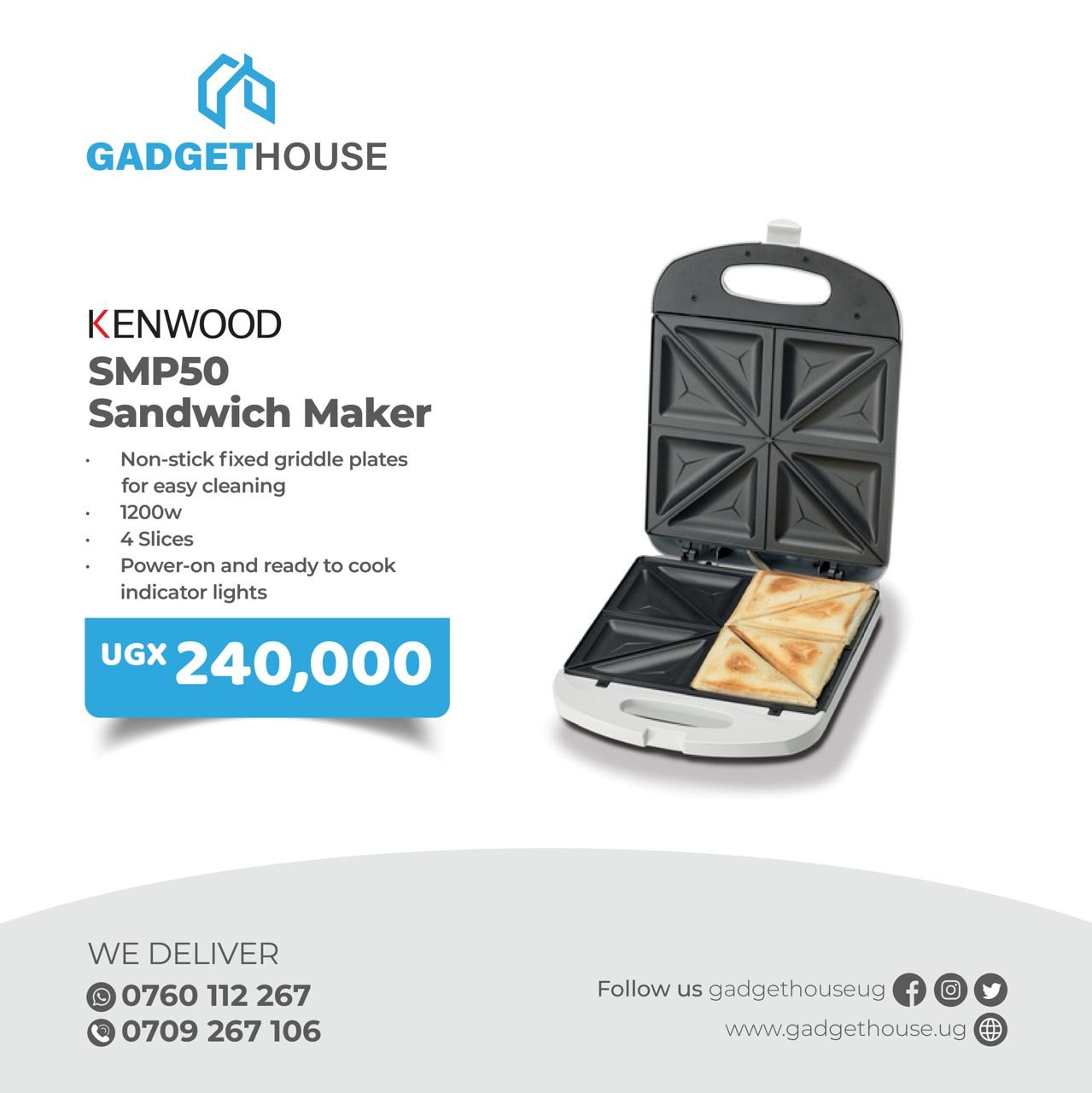 Kenwood SMP50 Sandwich Maker,