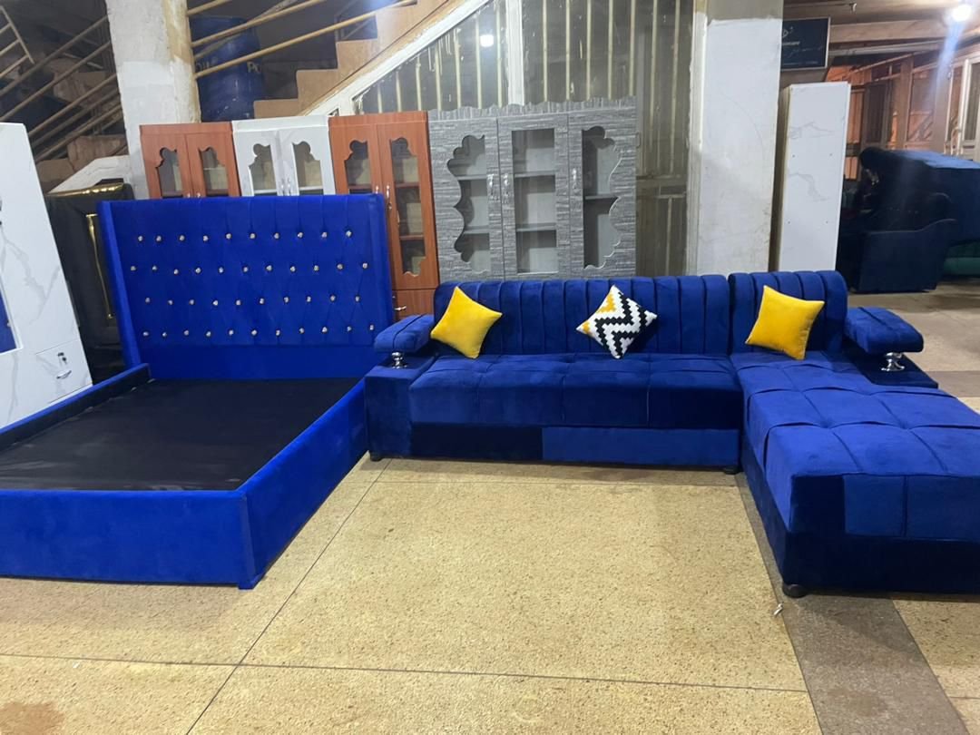 L sofa and bed 5*6