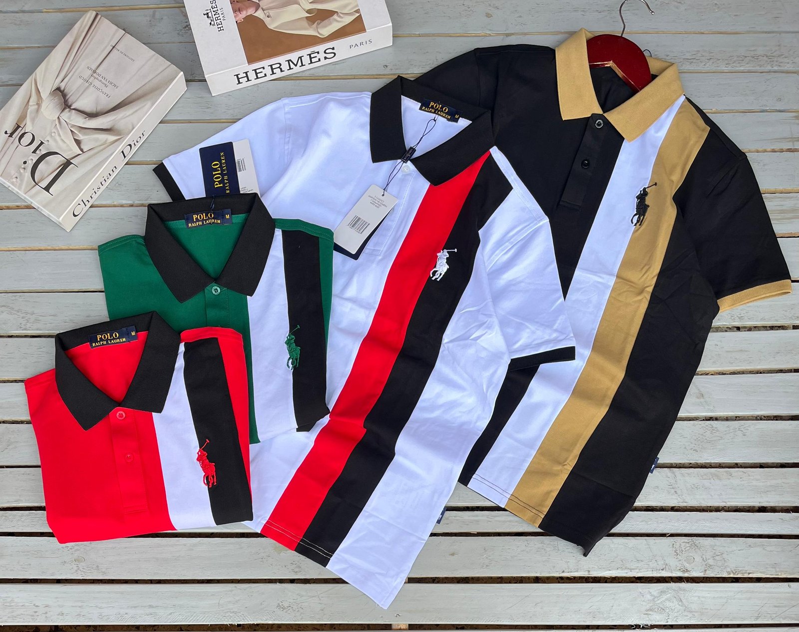 Polo Ralph Lauren-style polo shirts