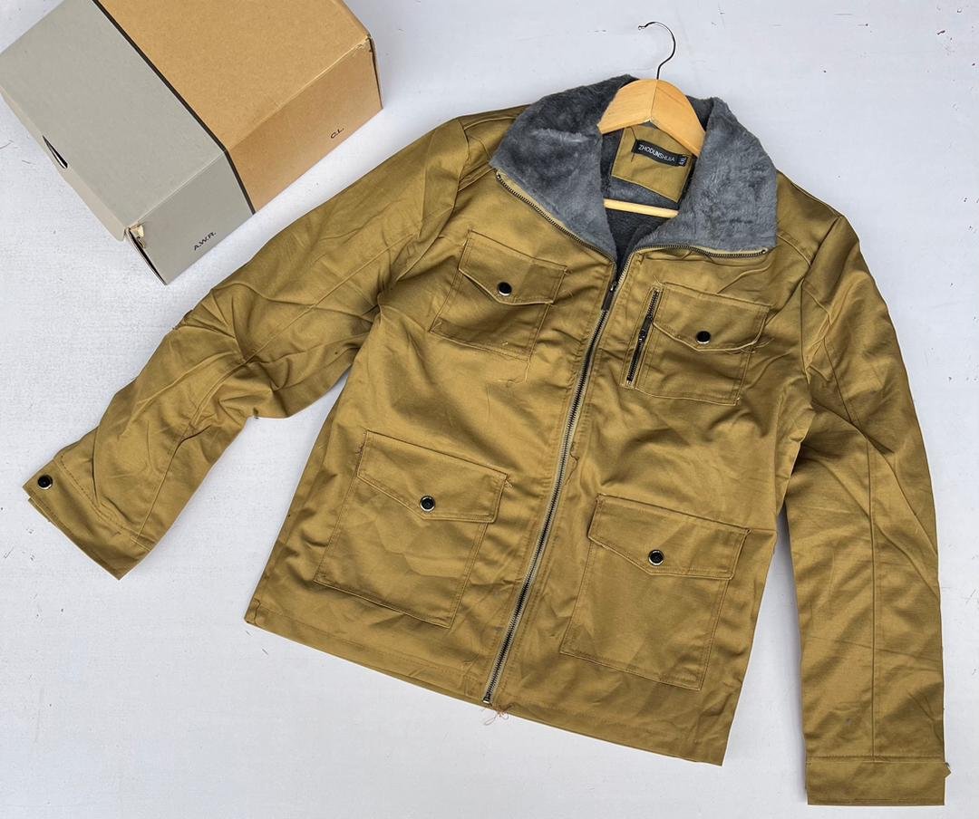 men’s brown jacket