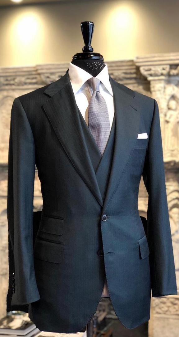 men’s three-piece suit,