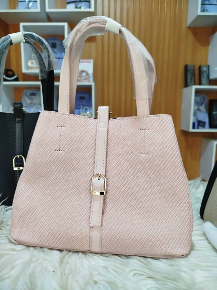 light pink handbag