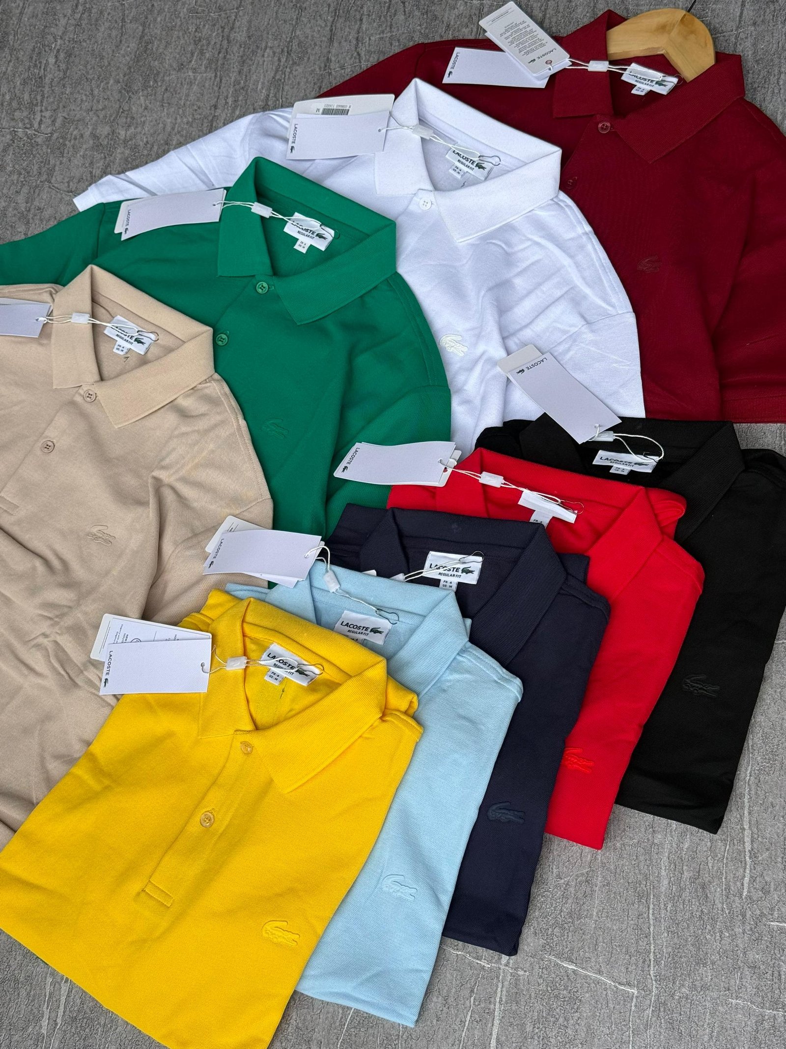 men’s Lacoste polo shirts