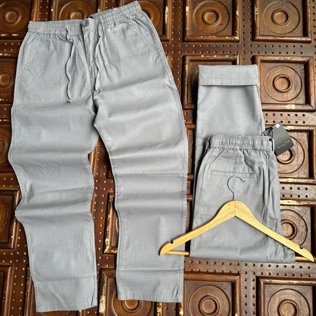 grey casual pants,