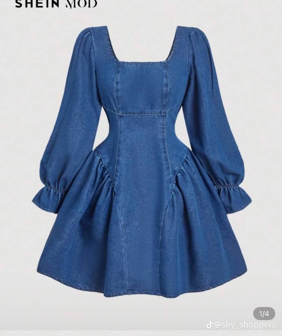 denim dress