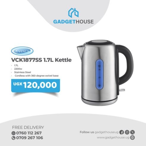 Venus VCK-1877SS 1.7L electric kettle.