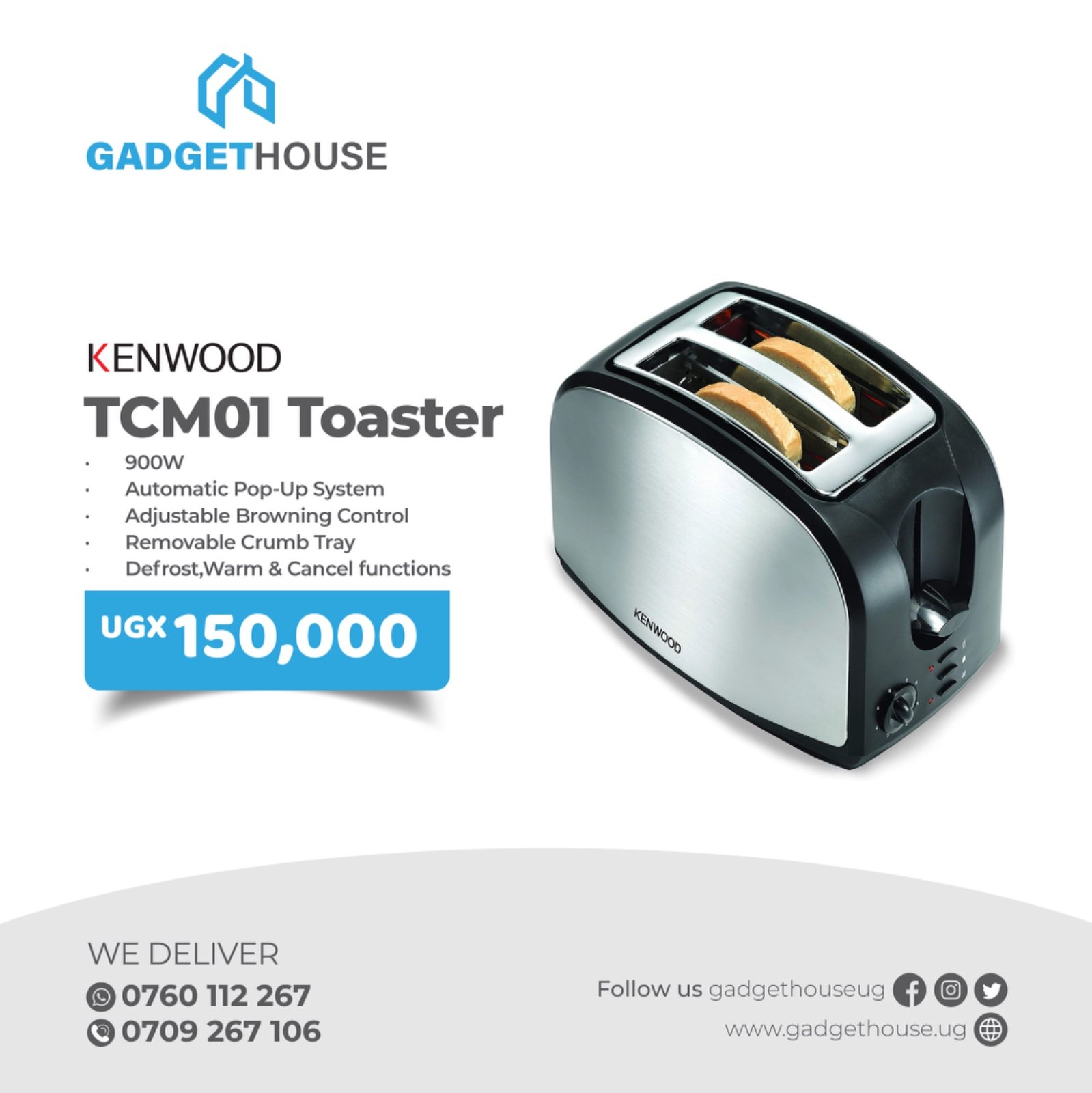 Kenwood TCM01 Toaster.