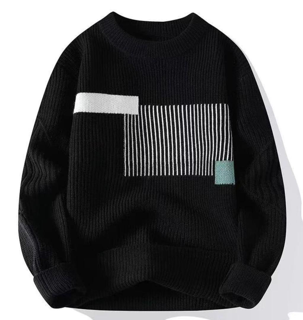 Black men’s pullover sweater