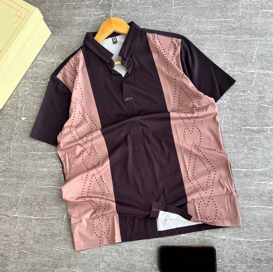 Men’s Color Block Polo Shirt