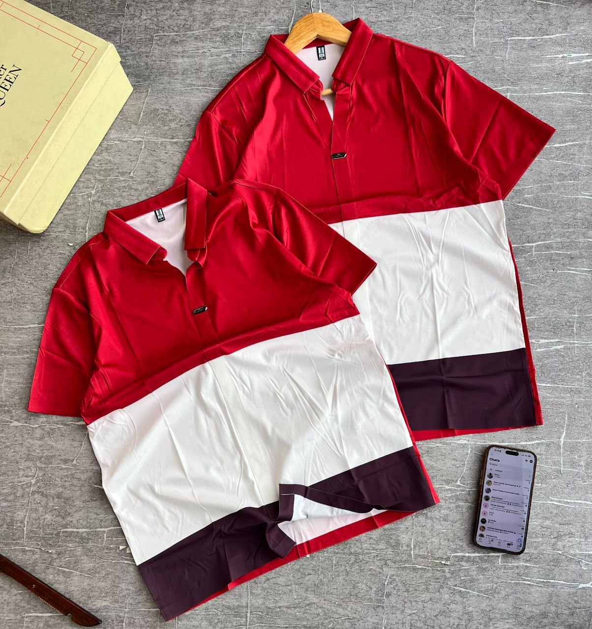 Men’s Color Block Polo Shirt