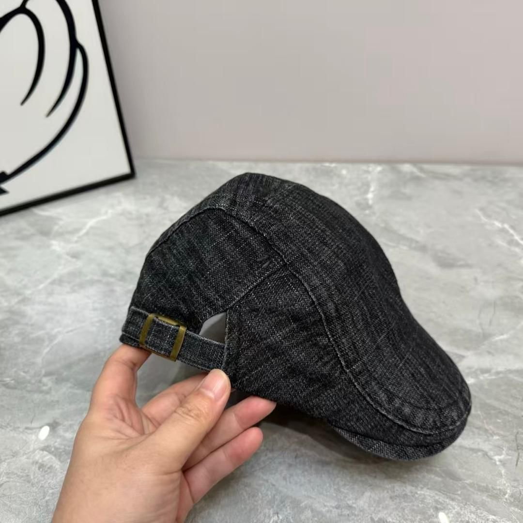 Men’s Denim Flat Cap