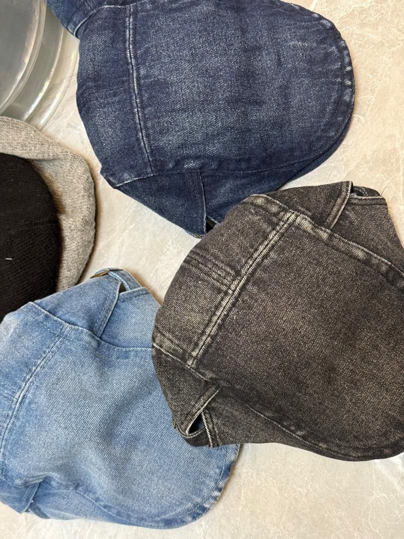 Men’s Washed Denim Newsboy Cap Collection