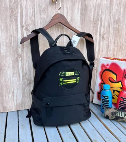 black backpack
