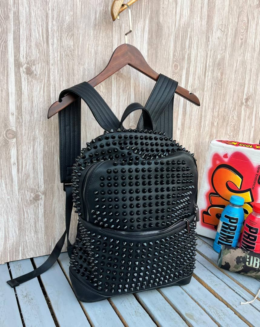 black backpack