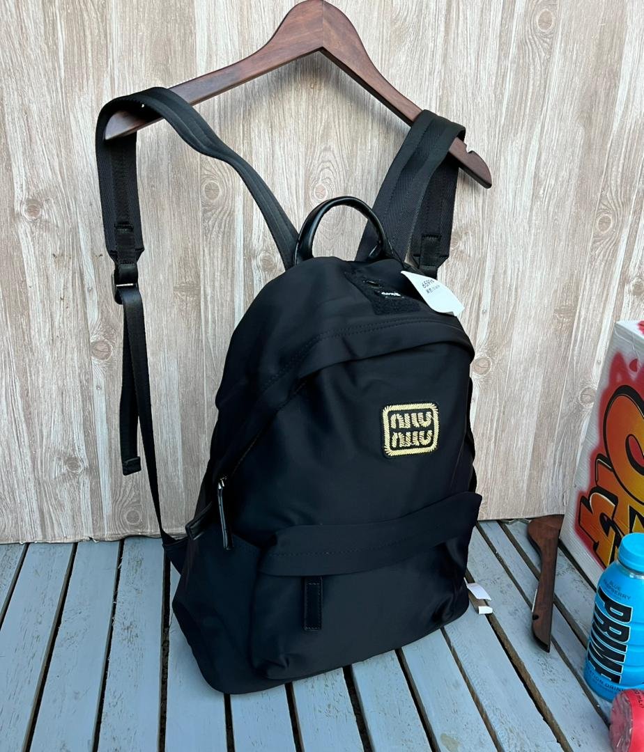 Miu Miu black backpack