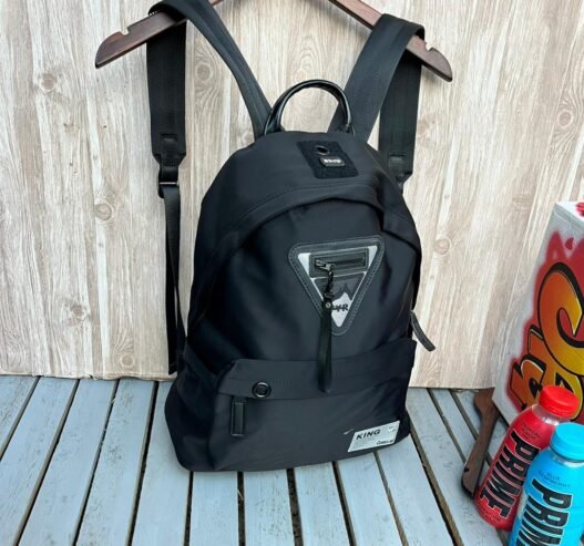 black backpack