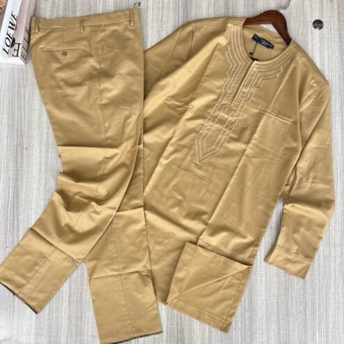kaftan suit.