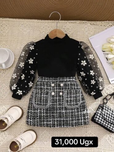 two-piece outfit for a young girl
