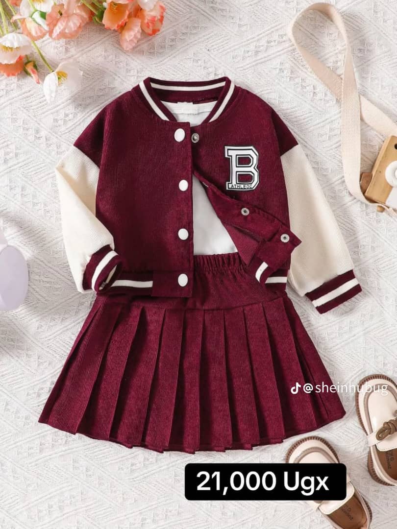 two-piece set for a baby girl